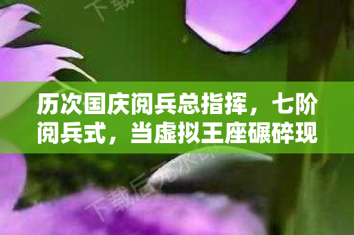 历次国庆阅兵总指挥,七阶阅兵式,当虚拟王座碾碎现实脊梁,我听见灵魂在像素里碎裂成灰 历次国庆阅兵总指挥,七阶阅兵式,当虚拟王座碾碎现实脊梁,我听见灵魂在像素里碎裂成灰