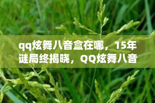 qq炫舞八音盒在哪，15年谜局终揭晓，QQ炫舞八音盒里藏着谁的青春泪目？
