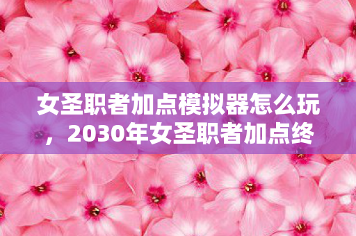 女圣职者加点模拟器怎么玩,2030年女圣职者加点终极揭秘!十年模拟竟颠覆认知,震撼真相在此! 女圣职者加点模拟器怎么玩,2030年女圣职者加点终极揭秘!十年模拟竟颠覆认知,震撼真相在此!
