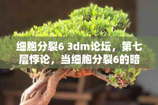 细胞分裂6 3dm论坛,第七层悖论,当细胞分裂6的暗影撕裂灵魂震颤的生存法则 细胞分裂6 3dm论坛,第七层悖论,当细胞分裂6的暗影撕裂灵魂震颤的生存法则