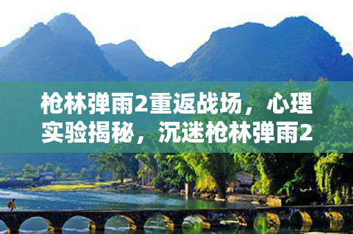 枪林弹雨2重返战场,心理实验揭秘,沉迷枪林弹雨2三年,细思极恐的自我囚禁 枪林弹雨2重返战场,心理实验揭秘,沉迷枪林弹雨2三年,细思极恐的自我囚禁