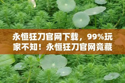 永恒狂刀官网下载,99%玩家不知!永恒狂刀官网竟藏逆天玩法,颠覆你的游戏认知! 永恒狂刀官网下载,99%玩家不知!永恒狂刀官网竟藏逆天玩法,颠覆你的游戏认知!