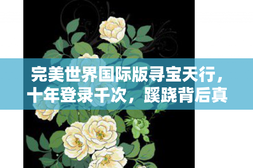 完美世界国际版寻宝天行,十年登录千次,蹊跷背后真相,令人后背发凉的逃亡之旅 完美世界国际版寻宝天行,十年登录千次,蹊跷背后真相,令人后背发凉的逃亡之旅