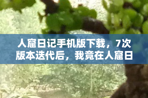人窟日记手机版下载,7次版本迭代后,我竟在人窟日记里挖出惊天秘密! 人窟日记手机版下载,7次版本迭代后,我竟在人窟日记里挖出惊天秘密!