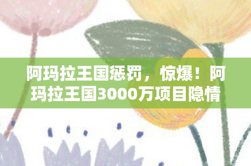 阿玛拉王国惩罚，惊爆！阿玛拉王国3000万项目隐情曝光，真相让人吓一跳！