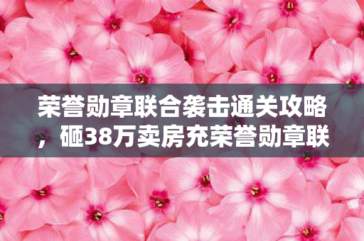 荣誉勋章联合袭击通关攻略，砸38万卖房充荣誉勋章联合袭击！离婚协议背后藏着惊天隐情