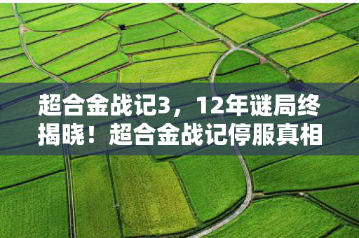超合金战记3,12年谜局终揭晓!超合金战记停服真相竟让百万玩家泪目 超合金战记3,12年谜局终揭晓!超合金战记停服真相竟让百万玩家泪目