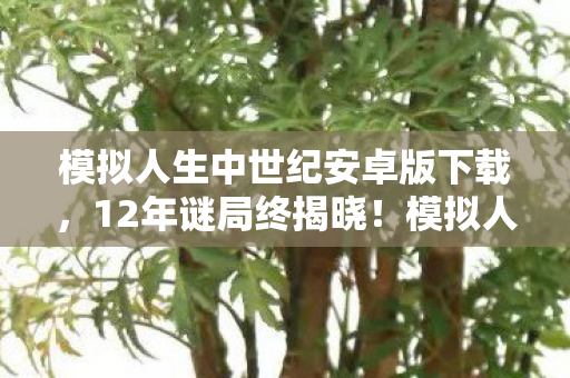 模拟人生中世纪安卓版下载,12年谜局终揭晓!模拟人生中世纪死亡时间线,泪目真相藏在哪具骸骨里? 模拟人生中世纪安卓版下载,12年谜局终揭晓!模拟人生中世纪死亡时间线,泪目真相藏在哪具骸骨里?