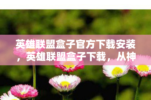 英雄联盟盒子官方下载安装，英雄联盟盒子下载，从神坛到笑柄的落差真相，笑着笑着就哭了