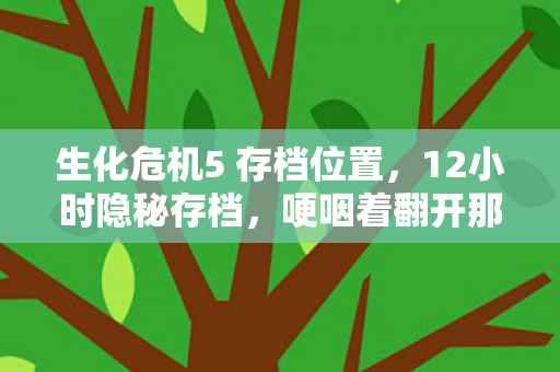 生化危机5 存档位置,12小时隐秘存档,哽咽着翻开那段与丧尸共舞的青春 生化危机5 存档位置,12小时隐秘存档,哽咽着翻开那段与丧尸共舞的青春