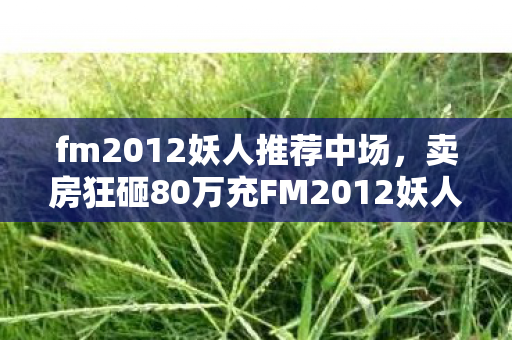 fm2012妖人推荐中场,卖房狂砸80万充FM2012妖人,离婚协议藏惊天隐情,吓你一跳! fm2012妖人推荐中场,卖房狂砸80万充FM2012妖人,离婚协议藏惊天隐情,吓你一跳!