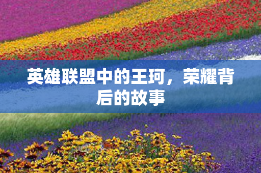 英雄联盟中的王珂，荣耀背后的故事