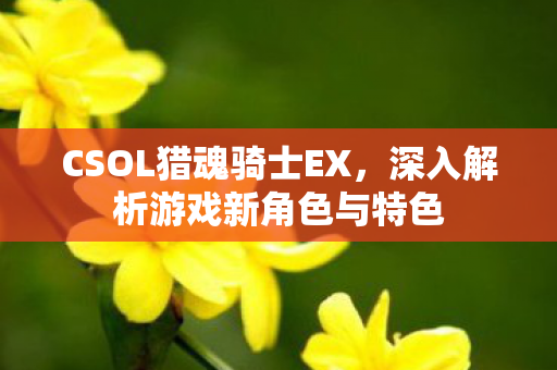 CSOL猎魂骑士EX，深入解析游戏新角色与特色