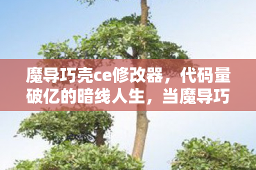 魔导巧壳ce修改器,代码量破亿的暗线人生,当魔导巧壳修改器成为我的生存法则 魔导巧壳ce修改器,代码量破亿的暗线人生,当魔导巧壳修改器成为我的生存法则