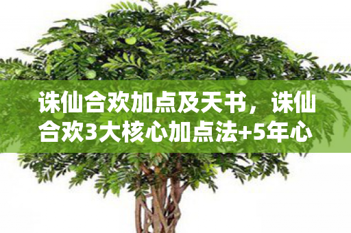 诛仙合欢加点及天书,诛仙合欢3大核心加点法+5年心得!新手避坑必看指南 诛仙合欢加点及天书,诛仙合欢3大核心加点法+5年心得!新手避坑必看指南