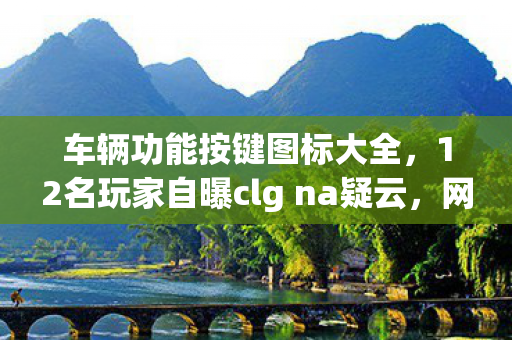 车辆功能按键图标大全，12名玩家自曝clg na疑云，网吧深夜绷不住集体破防