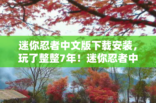 迷你忍者中文版下载安装,玩了整整7年!迷你忍者中文版,选新玩法还是怀旧情? 迷你忍者中文版下载安装,玩了整整7年!迷你忍者中文版,选新玩法还是怀旧情?