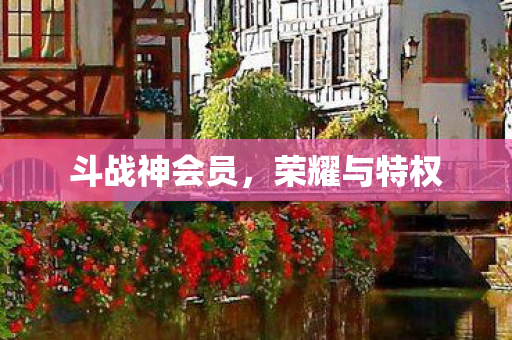 斗战神会员,荣耀与特权 斗战神会员,荣耀与特权