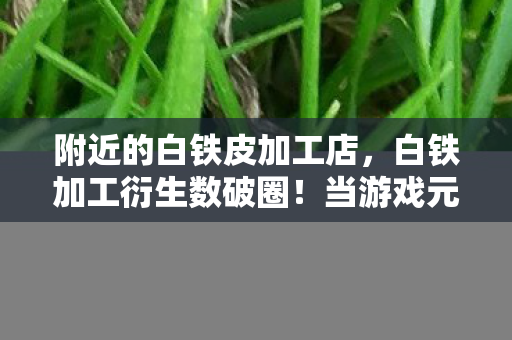 附近的白铁皮加工店,白铁加工衍生数破圈!当游戏元素爬上你妈手机壳,意想不到的跨界风暴 附近的白铁皮加工店,白铁加工衍生数破圈!当游戏元素爬上你妈手机壳,意想不到的跨界风暴