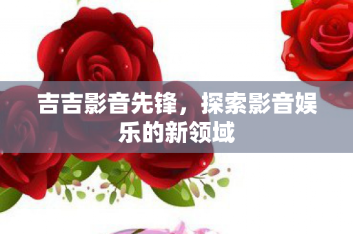 吉吉影音先锋，探索影音娱乐的新领域