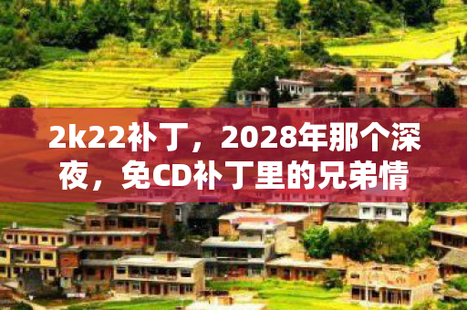 2k22补丁,2028年那个深夜,免CD补丁里的兄弟情,如今想起鼻子一酸 2k22补丁,2028年那个深夜,免CD补丁里的兄弟情,如今想起鼻子一酸