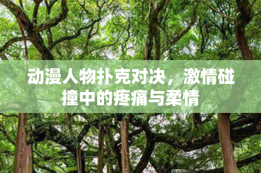 动漫人物扑克对决，激情碰撞中的疼痛与柔情