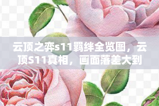 云顶之弈s11羁绊全览图,云顶S11真相,画面落差大到想摔手机,笑着笑着就哭了 云顶之弈s11羁绊全览图,云顶S11真相,画面落差大到想摔手机,笑着笑着就哭了