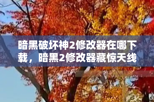 暗黑破坏神2修改器在哪下载,暗黑2修改器藏惊天线索,悬案背后毛骨悚然真相待解 暗黑破坏神2修改器在哪下载,暗黑2修改器藏惊天线索,悬案背后毛骨悚然真相待解