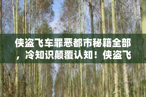 侠盗飞车罪恶都市秘籍全部,冷知识颠覆认知!侠盗飞车罪恶都市秘籍背后,真相让我目瞪口呆! 侠盗飞车罪恶都市秘籍全部,冷知识颠覆认知!侠盗飞车罪恶都市秘籍背后,真相让我目瞪口呆!