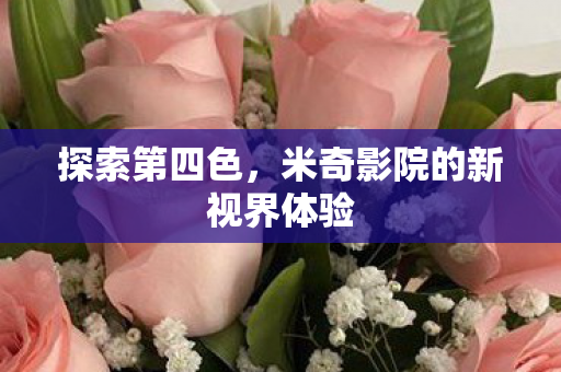 探索第四色，米奇影院的新视界体验