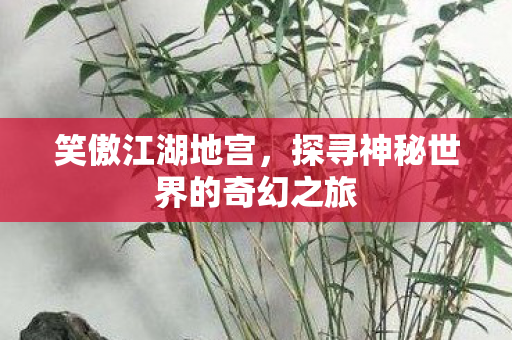 笑傲江湖地宫，探寻神秘世界的奇幻之旅