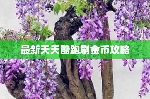 最新天天酷跑刷金币攻略