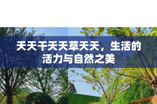 天天干天天草天天，生活的活力与自然之美