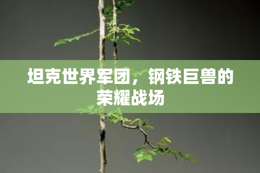 坦克世界军团，钢铁巨兽的荣耀战场