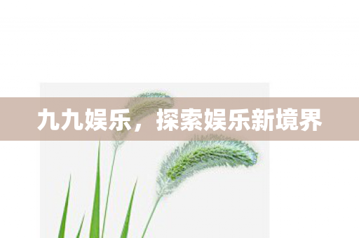 九九娱乐，探索娱乐新境界