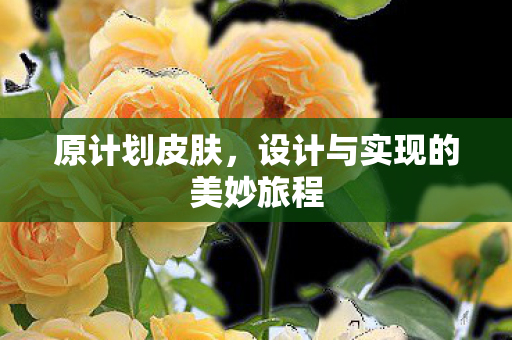 原计划皮肤，设计与实现的美妙旅程