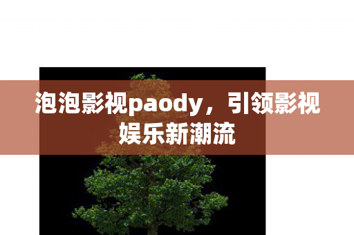 泡泡影视paody，引领影视娱乐新潮流