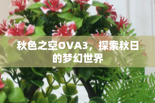 秋色之空OVA3，探索秋日的梦幻世界