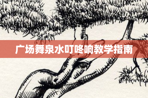 广场舞泉水叮咚响教学指南