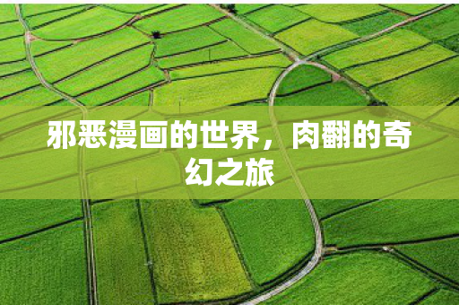 邪恶漫画的世界，肉翻的奇幻之旅