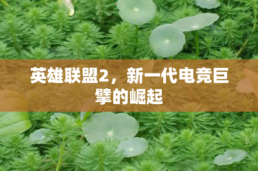 英雄联盟2，新一代电竞巨擘的崛起