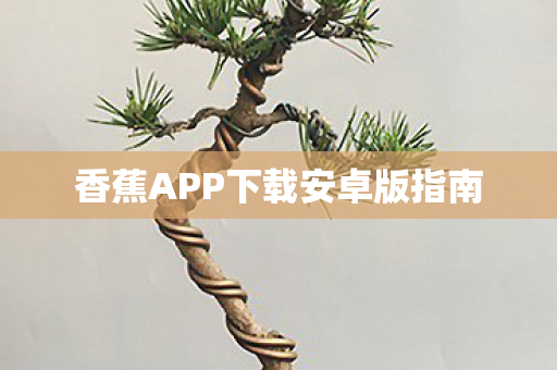 香蕉APP下载安卓版指南
