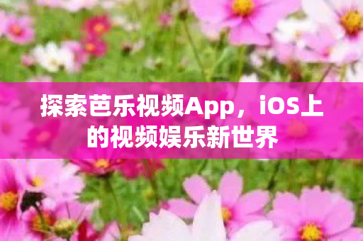 探索芭乐视频App，iOS上的视频娱乐新世界
