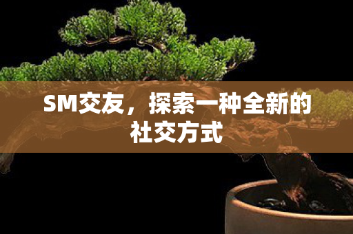 SM交友,探索一种全新的社交方式 SM交友,探索一种全新的社交方式