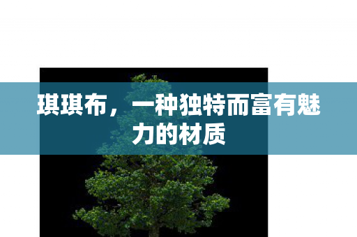 琪琪布,一种独特而富有魅力的材质 琪琪布,一种独特而富有魅力的材质
