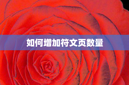 如何增加符文页数量 如何增加符文页数量