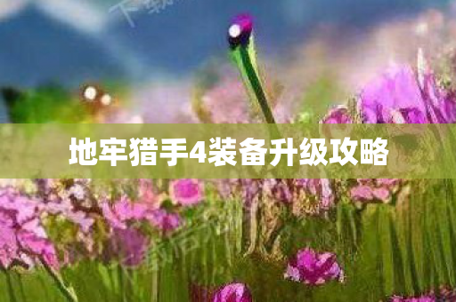 地牢猎手4装备升级攻略