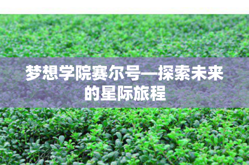 梦想学院赛尔号—探索未来的星际旅程 梦想学院赛尔号—探索未来的星际旅程
