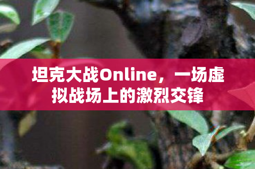 坦克大战Online，一场虚拟战场上的激烈交锋