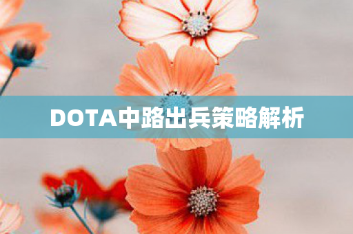 DOTA中路出兵策略解析 DOTA中路出兵策略解析